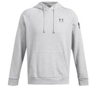 Under Armour Herren-Kapuzenpullover mit Freedom Flagge, (011) Mod Gray Light Heather/Black, Medium