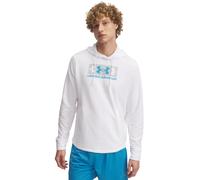 Under Armour Herren Kapuzenpullover Rival Terry Logo Hood 1390141-100 L White
