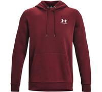 Under Armour Mens Fleece Tops Men'S Ua Essential Fleece Hoodie, Chestnut Red, 1373880-690, SM