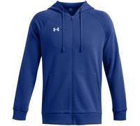 UA RIVAL FLEECE FZ HOODIE VIVID SKY/WHITE L