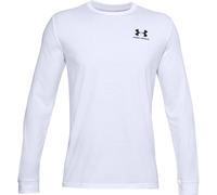 Under Armour Herren Long Sleeve Sportstyle Left Chest 1329585-100 XS White
