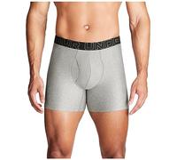 Under Armour Herren Multipack Standard Tech Boxershorts, 15,2 cm Innennaht, Ganztägiger Komfort und Ultraweich Retroshorts, Steel Heather-Core 3er-Pack, 5XL