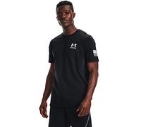 Under Armour Herren New Freedom Flag T-Shirt Hemd, Schwarz (001)/Weiß, Mittel