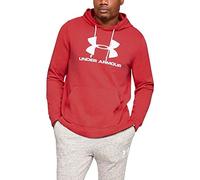 Under Armour Herren Oberteil Sportstyle Terry Logo Hoodie, Rot, L, 1348520-646