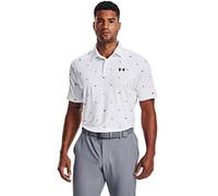 Under Armour Herren playoff 2.0 golf Short Sleeve Polos, White (139)/Pitch Gray, M EU