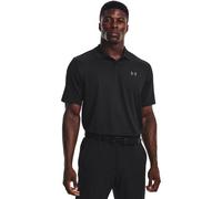 Under Armour Regular Fit Poloshirt mit Logo und Knopfleiste in Black, Größe M