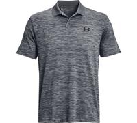 Under Armour Regular Fit Poloshirt mit Logo und Knopfleiste in Mittelgrau, Größe XL