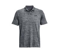 Under Armour Regular Fit Poloshirt mit Logo und Knopfleiste in Mittelgrau, Größe M
