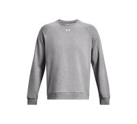 Under Armour - UA Rival Fleece Crew Sweatshirt - Castle Rock Light Heather/White XL