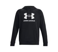 Under Armour Herren Kapuzenpullover Rival Fleece Big Logo – loser Passform – Schwarz XS
