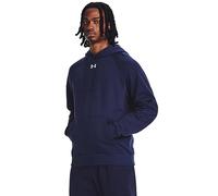 Under Armour Herren Rival Fleece Hoodie Sweatshirt, (410) Midnight Navy/Weiß, 4X-Large