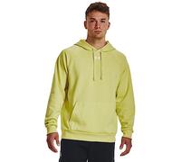 Under Armour Herren Rival Fleece Hoodie Sweatshirt, (743) Lime Yellow/White, XX-Large