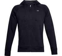 Under Armour Herren Langarm Rival Fleece FZ Hoodie (1357111) Schwarz Größe S