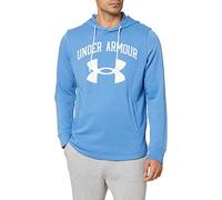 Under Armour Herren Rival Terry Big Logo Hoodie Kapuzen Sweatshirt, River (488) / Onyx White, M EU