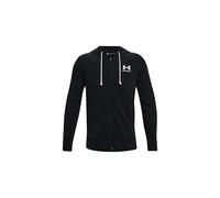 Herren-Sportsweatshirt mit Reißverschluss Under Armour RIVAL TERRY LC FZ schwarz 1370409-001 - XXL