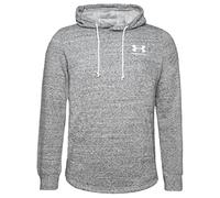 Under Armour Herren Kapuzenpullover Rival French Terry Hoodie 1370401-112 S Onyx White