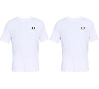 Under Armour Herren Sportstyle Left Chest, Komfortables T-Shirt für Männer mit Logo auf der linken Brust, Sportshirt mit Loser Passform (Packung mit 2)