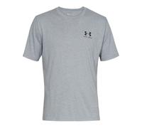 Under Armour Herren T-Shirt Sportstyle Left Chest 1326799-036 S Steel Light Heather/Black