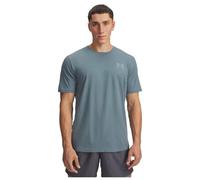 Under Armour Herren Sportstyle Left Chest Kurzarmshirt, schnelltrocknendes Sportshirt mit Rundhals, weiches Funktionsshirt mit Logo,Jasper Blue / / Serpentine,XS