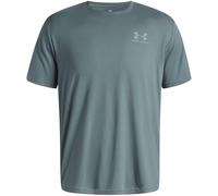 Under Armour Herren Sportstyle Left Chest Kurzarmshirt, schnelltrocknendes Sportshirt mit Rundhals, weiches Funktionsshirt mit Logo,Jasper Blue / / Serpentine,XL