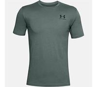 Under Armour Herren Sportstyle Left Chest Kurzarmshirt, schnelltrocknendes Sportshirt mit Rundhals, weiches Funktionsshirt mit Logo,Blue Atlantis / / Blue Calm,XL