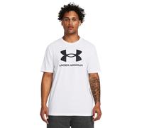 Under Armour Herren Sportstyle Logo Kurzarm T-Shirt (100) Weiß/Schwarz, Größe S, (100) weiß/schwarz, Klein