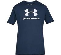 Under Armour Herren Sportstyle Logo Tee 1329590 T-Shirt,per Pack Blau (Navy 1329590-408),(Herstellergröße:S)