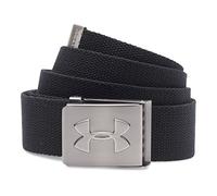 Under Armour Herren Gürtel UA Webbing Belt, Black, OSFA, 1252132-001