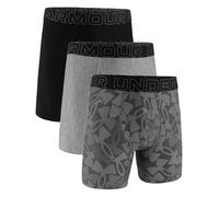 Under Armour Herren Standard Tech Boxerjock, 15,2 cm, Multipack, Stahl-Logo-Druck, 3 Stück, Medium