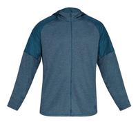 UNDER ARMOUR Herren Sweatjacke "MK-1 Terry FZ Hoodie" (1327404) M Petrol Blau Melange