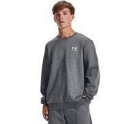 UNDER ARMOUR Essential Fleece Sweatshirt Herren 012 - pitch gray medium heather/white L