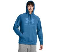 Under Armour Herren Sweatshirt Kapuzensweatshirt Hoodie Rival Fleece Logo, Farbe:Blau, Größe:XXL, Artikel:-406 Blue