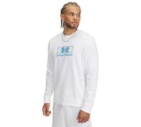 Under Armour Rival Terry Logo Sweatshirt Weiß XL / Regular Mann