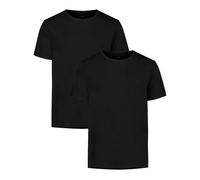 Under Armour Herren T-Shirt, 2er Pack - Performance Cotton Undershirts, einfarbig, Rundhals, Stretch Schwarz M