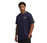 Under Armour Herren T-Shirt Icon HWT Tee Taping 1390300-411 M Midnight Navy