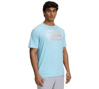 Under Armour Herren T-Shirt mit Team Issue Logo, kurzärmlig, (494) Stream / / Weiß, XX-Large