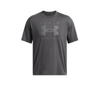 UNDER ARMOUR Herren T-Shirt UA Heavyweight Logo grau | S
