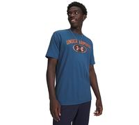 UNDER ARMOUR Herren T-Shirt UA Wordmark Locker Tag dunkelblau | L