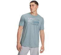 Under Armour Herren T-Shirt Team Issue Wordmark – schnelltrocknend, Logodruck, Grau S