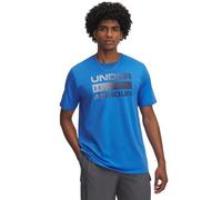 Under Armour Herren T-Shirt TEAM ISSUE WORDMARK 1329582-402, schnelltrocknend, Blue Atlantis M