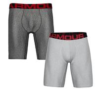 Under Armour Herren Tech 9in 2 Pack, schnelltrocknende Boxershorts, komfortable Unterwäsche mit enganliegendem Schnitt im 2er-Pack
