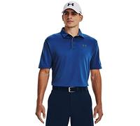 Under Armour Herren Tech Golf Polo Polohemd, Blickdicht, (471) Blue Mirage / / Pitch Grau, XS
