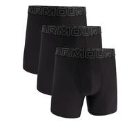 3er Pack UNDER ARMOUR Performance Tech Mesh Solid 6" Boxershorts Herren 001 - black S