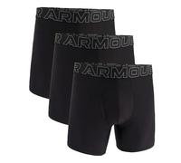 Under Armour Herren Tech Performance Boxershorts im 3er-Pack, 15 cm Beinlänge - atmungsaktiv, feuchtigkeitsableitend, weiches Tragegefühl, ganztägiger Komfort, Schwarz, M