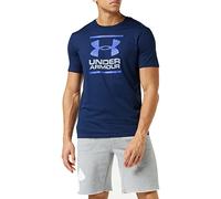 Under Armour Herren UA GL Foundation SS T T-Shirt, Marineblau/Stahl, 4X-Large Hoch