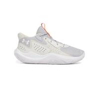 Under Armour Unisex UA Jet '23 Basketball Schuhe, Mod Gray/Ares Red/White, 47.5 EU