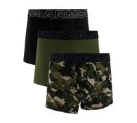 Under Armour Herren UA Performance Cotton 7,6 cm 3er-Pack bedruckte Boxerjock® Unterwäsche, Marine OD Green / Marine OD Green HTR / Black, L