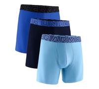 Under Armour Herren Ua Performance Tech-Solid 6 in 3pk,Blue Smoke Retroshorts, Medium