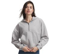 UNDER ARMOUR Icon Fleece 1/2-Zip Hoodie Damen 011 - mod gray full heather/mod gray XS