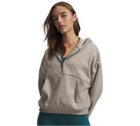 UNDER ARMOUR Icon Fleece 1/2-Zip Hoodie Damen 203 - timberwolf taupe/timberwolf taupe S